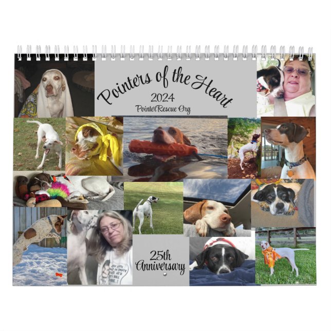 2024 Pointeurs du calendrier cardiaque 25 ans (Protection)