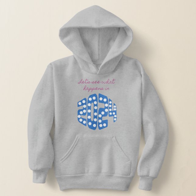 2024 tirer sur sweat - shirt à capuche fille (Poser)