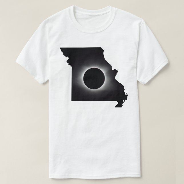 2024 Total Solaire Eclipse Missouri T-shirt (Design devant)
