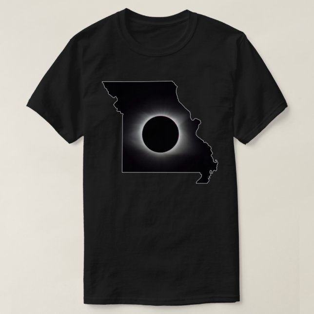 2024 Total Solaire Eclipse Missouri T-shirt (Design devant)