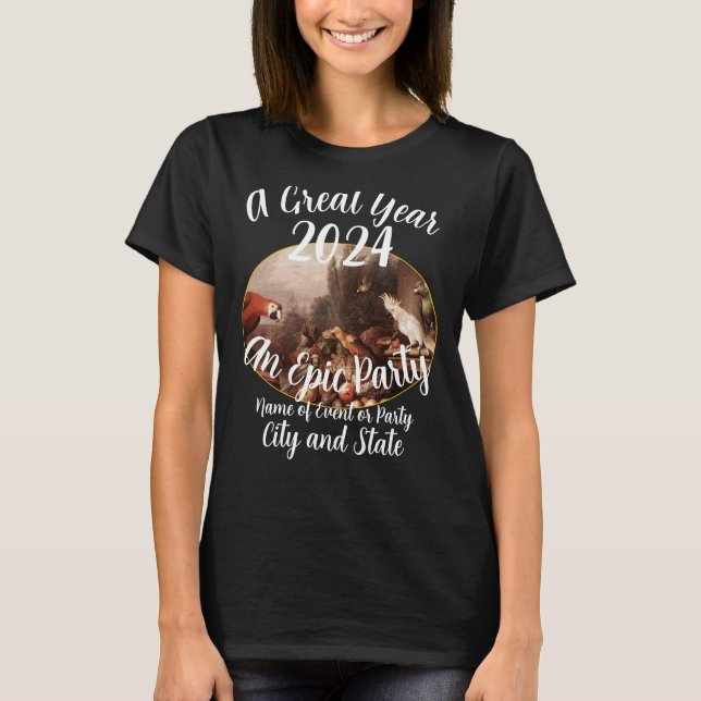 2024 Tshirt Mug Magnet Serviette Photo 2041 Fête   (Devant)
