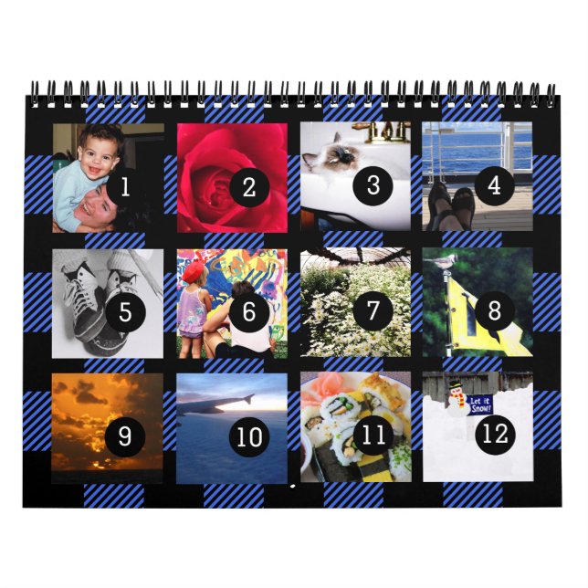 2025 12 de vos propres photos Calendrier Buffalo C (Protection)
