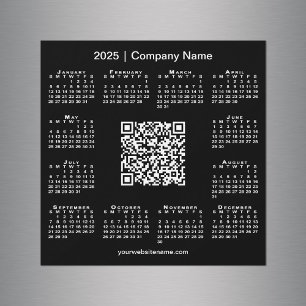 2025 Calendrier Entreprise Personnalisée QR Code M