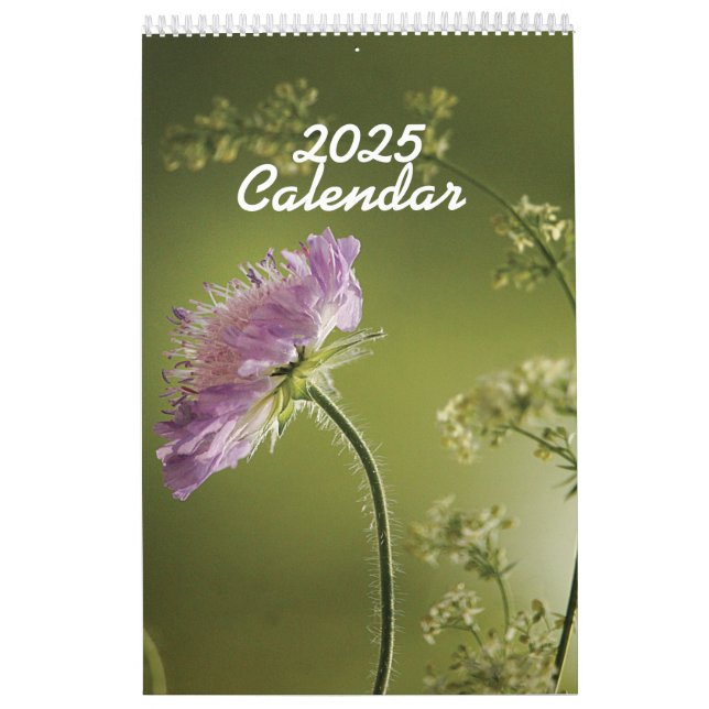 2025 Calendrier Fleurs classées (Protection)