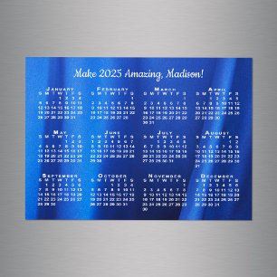 2025 Calendrier Motivation Nom Aimant Photo Person