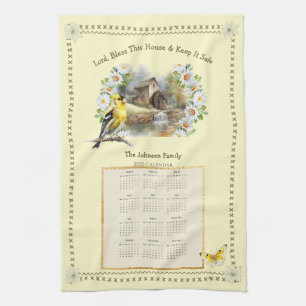 2025 Calendrier Serviette Cuisine Maison de prière