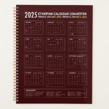 2025 Ethiopian Calendar Converter and Planner