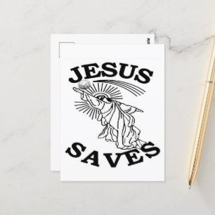 2025 Jésus économise carte postale