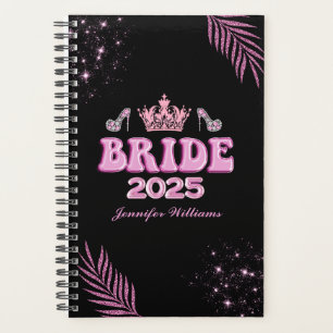 2025 mariée, couronne rose parties scintillant bot