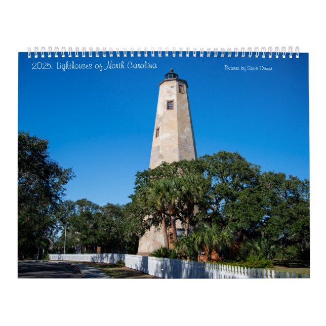 2025 : Phare de Caroline du Nord Calendrier Lg (Protection)