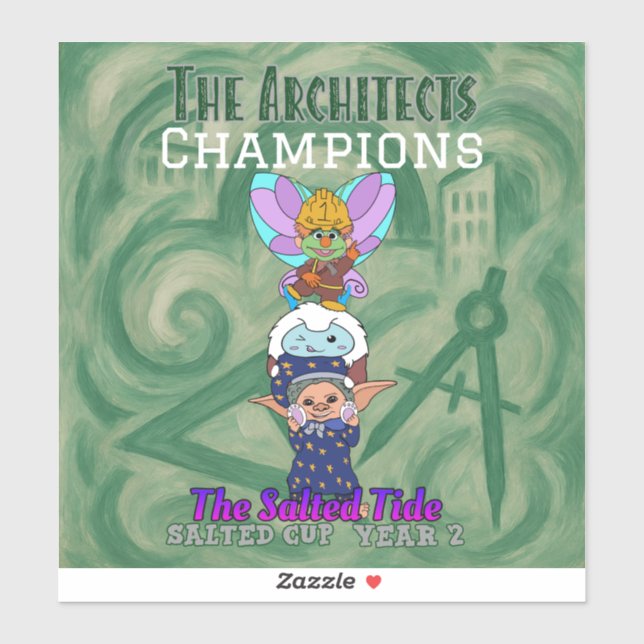 2025 Salted Cup Championship Sticker (Feuille)
