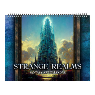 2025 Strange Realms 2 Imaginaire Art Calendrier