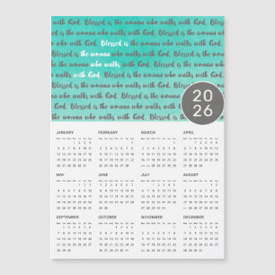 2026 Béni est la Femme Calendrier Magnétique