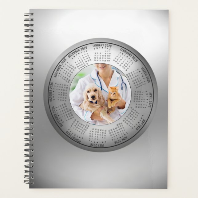 2026 Calendar Planner Veterinarians Animal Lovers (Devant)