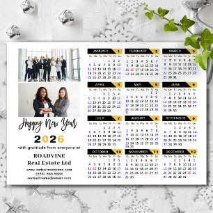 2026 Calendrier Black Gold Business 2 Photo magnét