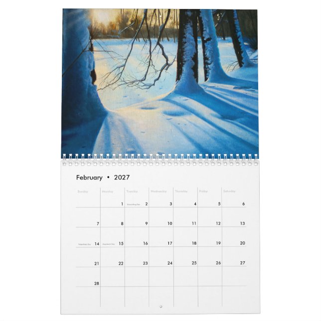 2026 Calendrier Design - Lukian Art Peinture (Feb 2027)