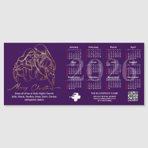 2026 Calendrier Famille Sainte Noël Cadeau religie