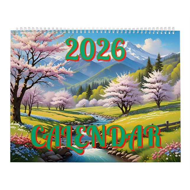 2026 Fabuleux merveilleux calendrier (Protection)