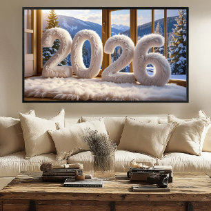 2026 Impression de Lodge Cozy Art pour TV Samsun