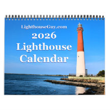 2026 LighthouseGuy.com Calendrier des phares