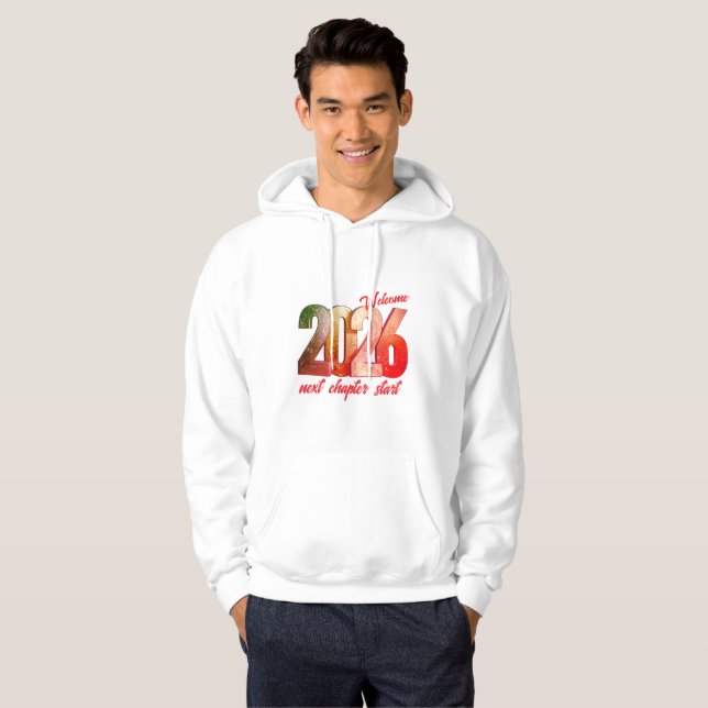 2026 NEW YEAR ADULT PULLOVER HOODIE (Devant entier)