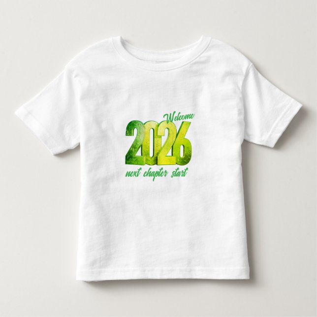 2026 NEW YEAR TODDLER FINE JERSEY T-Shirt (Devant)