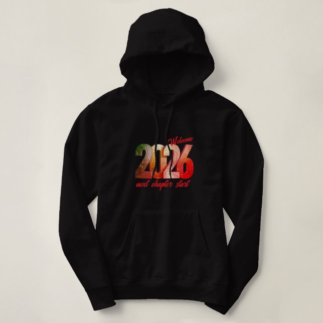 2026 NEW YEAR WOMENS ADULT PULLOVER HOODIE (Design devant)