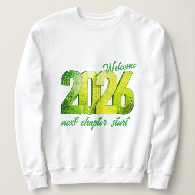 2026 NEW YEAR WOMENS BASIC SWEATSHIRT (Design devant)