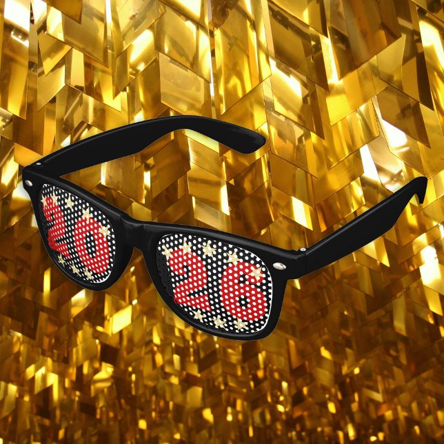 2026 Nouvel An Eve Party Swag Lunettes de soleil S (2026 New Years Eve Party Swag Sunglasses Shades)