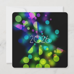 2026 nouvelle année avec bulles multicolores
