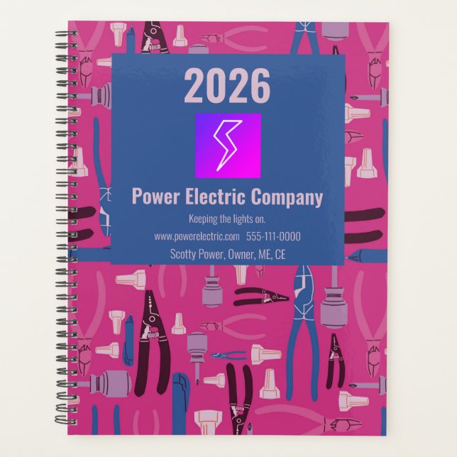 2026 Professional Yearly Planner for Electrician (Devant)