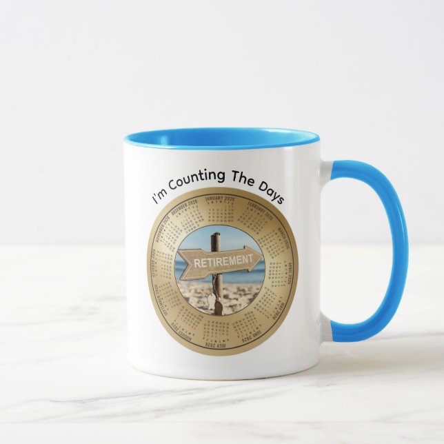 2026 Retirement Calendar Coffee Mug (Droite)