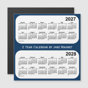 2027-2028 Police Box Blue 2 Year Calendar par Janz