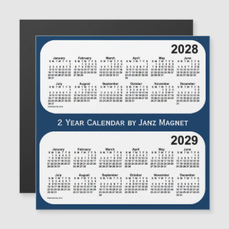 2028-2029 Police Box Blue 2 Year Calendar par Janz