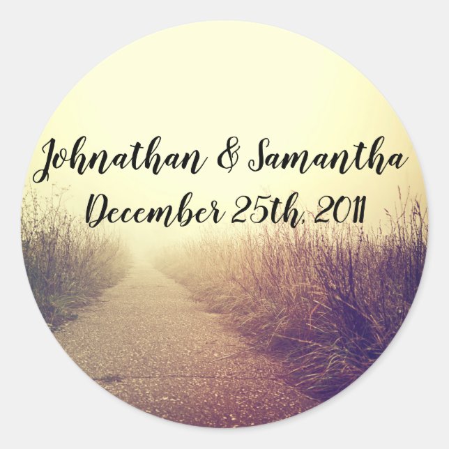 20 - 1,5 po Stickers Favor Sunrise Pathway Walkway (Devant)