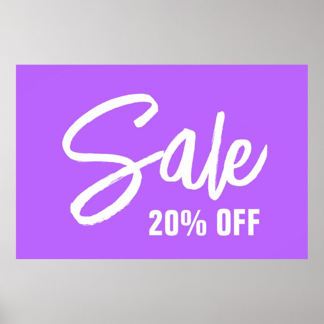 20% de réduction sur la vente Signe, affiche de gr (Devant)