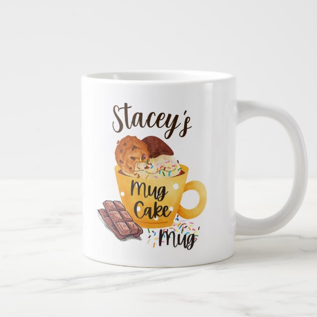  20 oz. Mug, Nom Personnalisable, Mug Cake Mug (Droite)