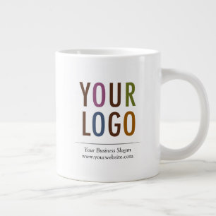 20 oz Personnalisé Grande Mug Géante avec Logo Non