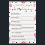 20 Questions À Propos Du Jeu Modifiable Pour Enfan<br><div class="desc">Watermelon Our Little Sweetie Is One In A Melon 20 Questions Sur Le Jeu De Garçon Anniversaire. Le design est basé sur des éléments aquarelles peints à la main. Pour effectuer des modifications avancées,  sélectionnez l'option "Cliquez pour customiser plus loin" sous Personnaliser ce modèle.</div>