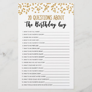 20 Questions À Propos Du Jeu Modifiable Pour Enfan