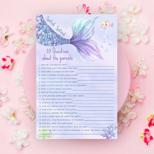 20 Questions sur le baby shower de sirène des pare