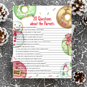 20 Questions sur le jeu de baby shower des parents