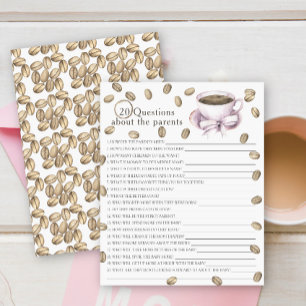 20 Questions sur les parents, baby shower café