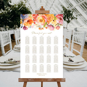 20 Tableau Ressort Floral Mariage Sièges