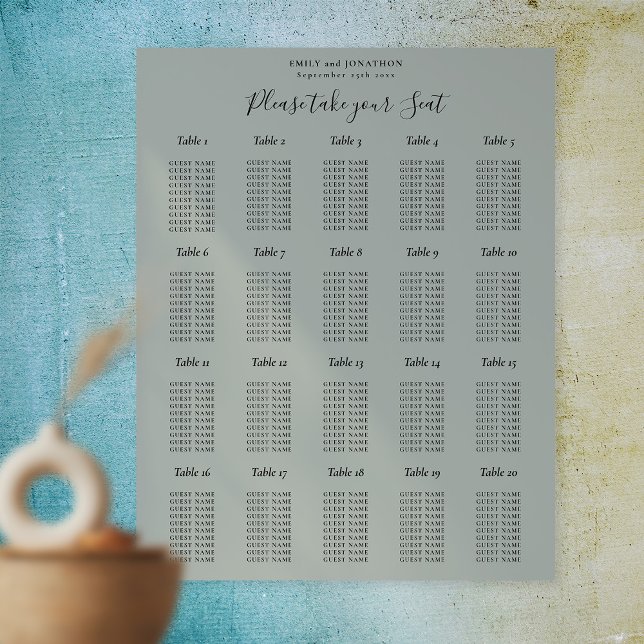 20 Tableau Tableau Siège Sage Vert (Créateur téléchargé)