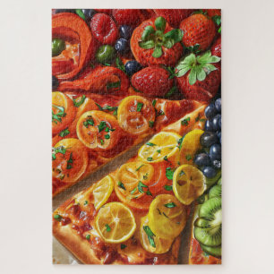20" x 30", 1014 pièces Puzzle de la Pizza aux Frui