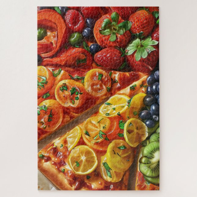 20" x 30", 1014 pièces Puzzle de la Pizza aux Frui (Vertical)