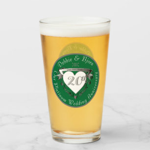 20e anniversaire de mariage   Verre