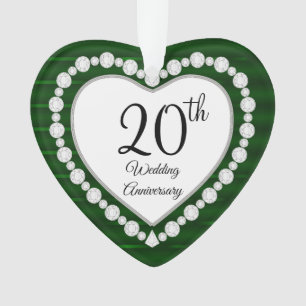 20e anniversaire du Mariage Emerald Conception de 