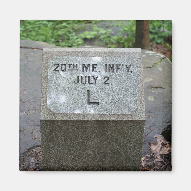 20e Magnet Maine Gettysburg (Devant)